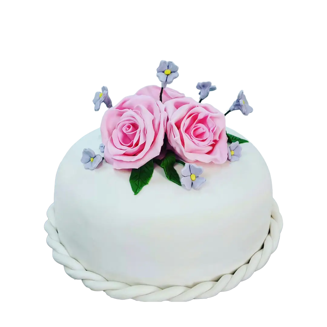 Pembe Güller Nişan Pastası